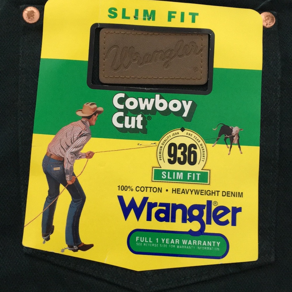 Vintage Wrangler Cowboy Cut 29x36  - Picture 3 of 4
